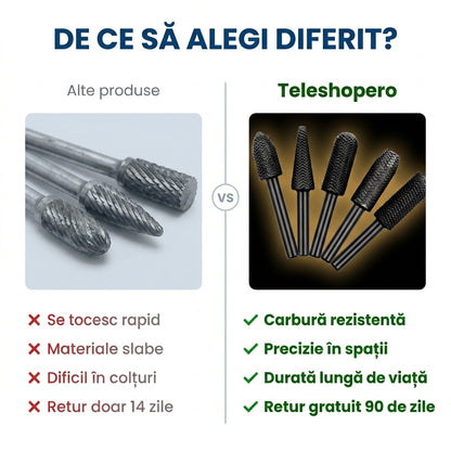 Set Freze Rotative Carbură