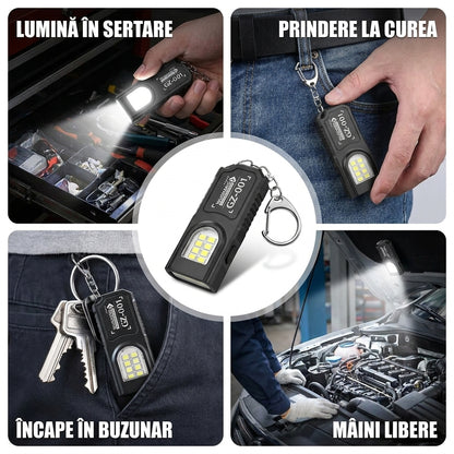 Lanternă Breloc LED Reîncărcabilă