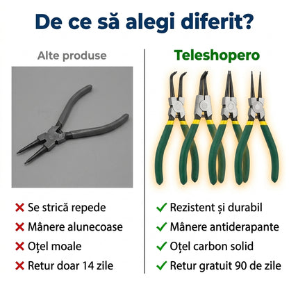Set Clești Circlips Auto