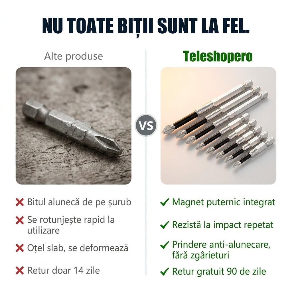 Set biți impact magnetici