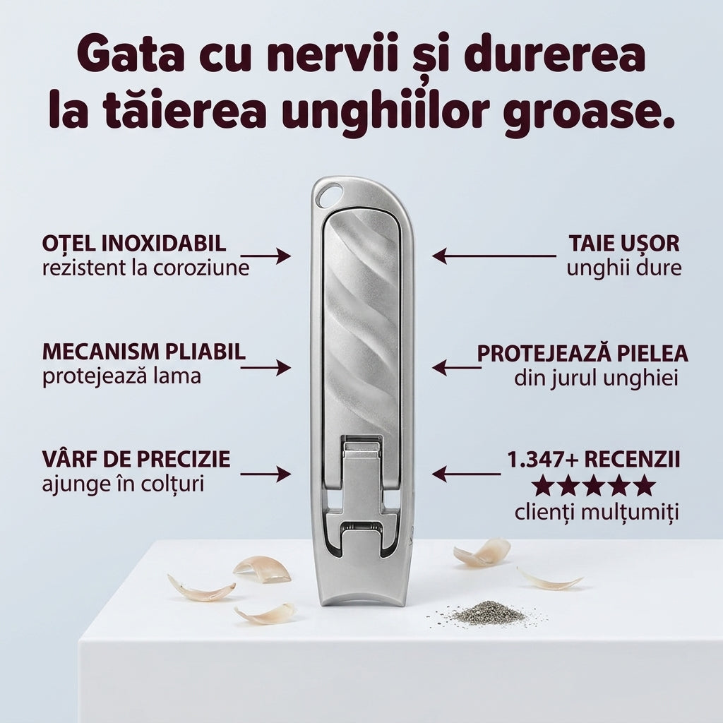 Clește Pliabil pentru Unghii