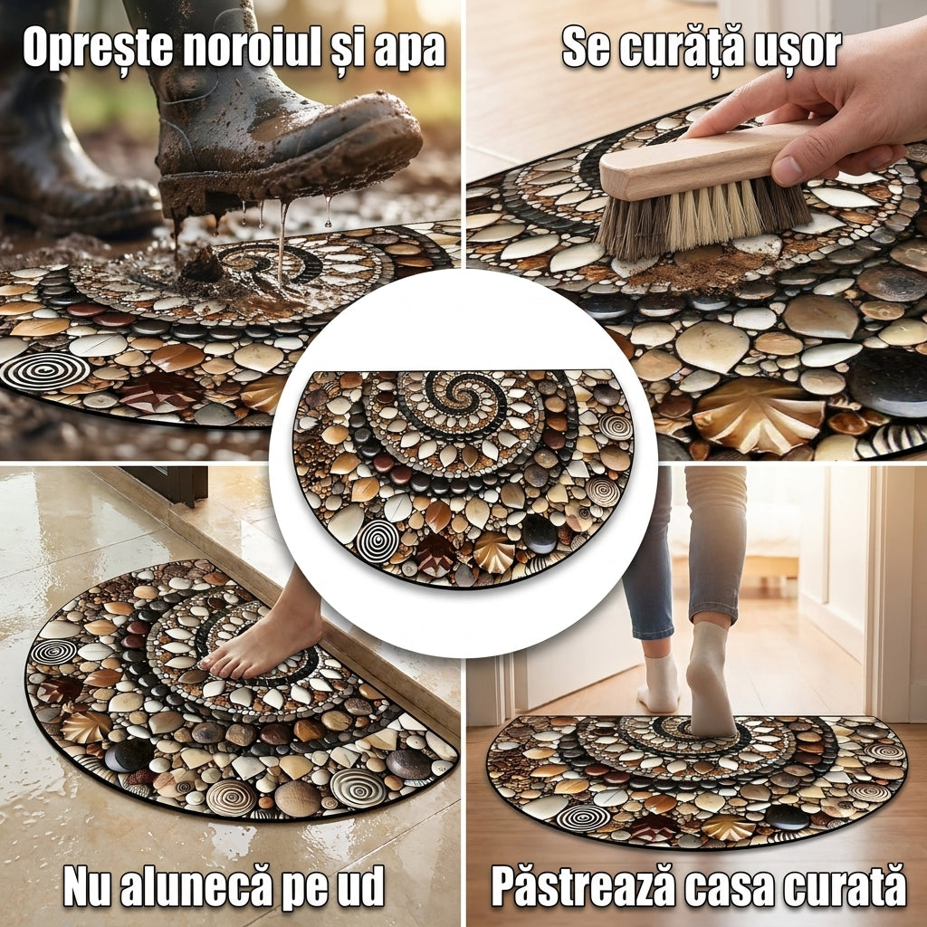 Covoraș Intrare Pietre Semicerc