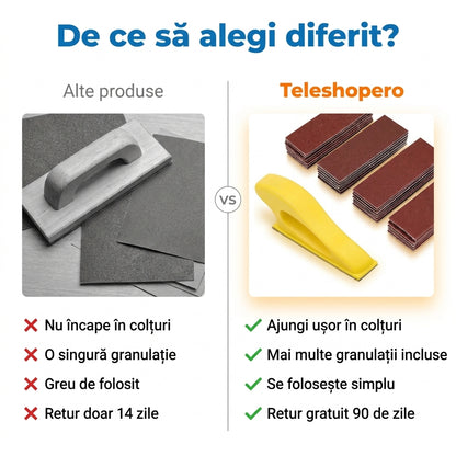Kit Șmirghel Micro Detaliu