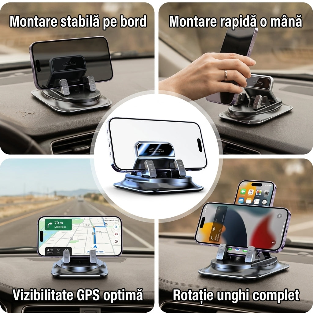 Suport Telefon Auto Antialunecare