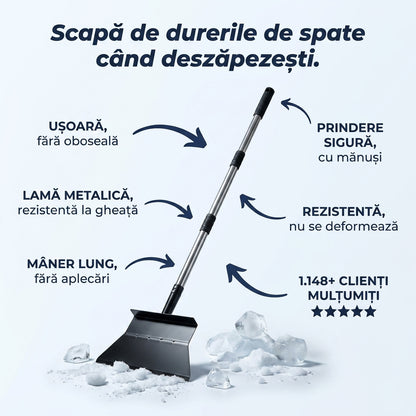 Lopată Zăpadă Mâner Lung