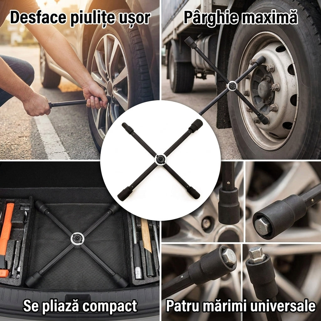 Cheie Roți Extensibilă Pliabilă
