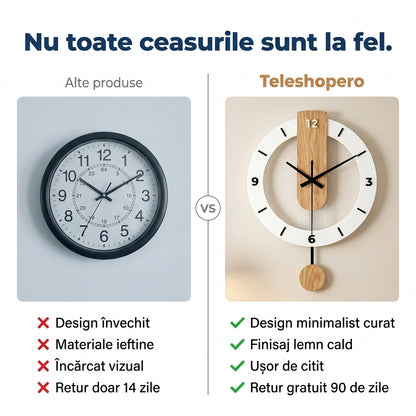 Ceas Perete Minimalist Modern