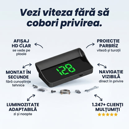 HUD Afișaj Auto Parbriz