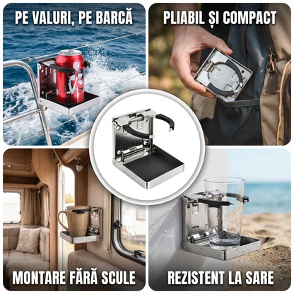 Suport Pahare Pliabil Inox