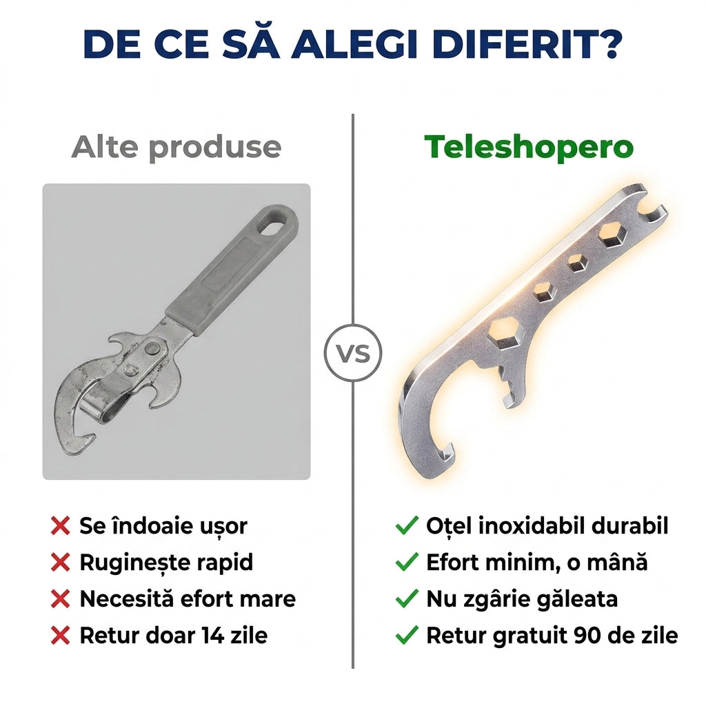 Deschizător Capace Găleți Metalice
