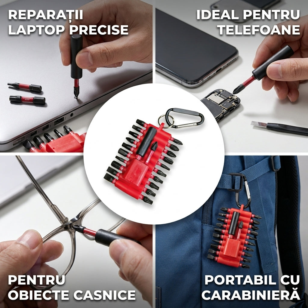 Set Biți Șurubelniță Compact