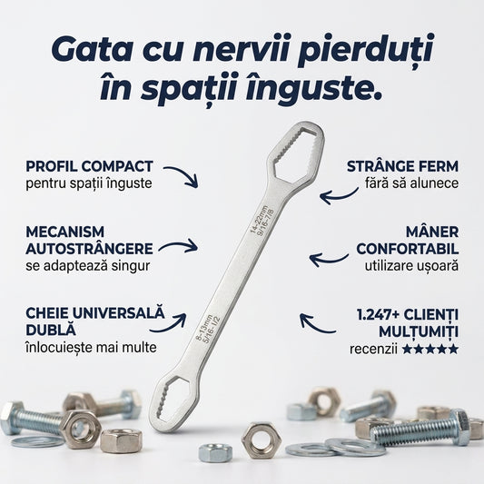 Cheie Universală Dublă Multifuncțională