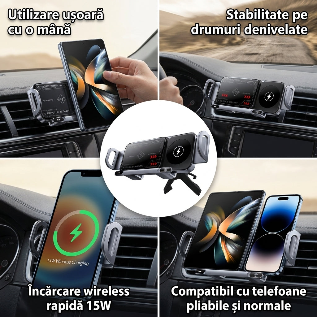 Suport Auto Încărcare Wireless