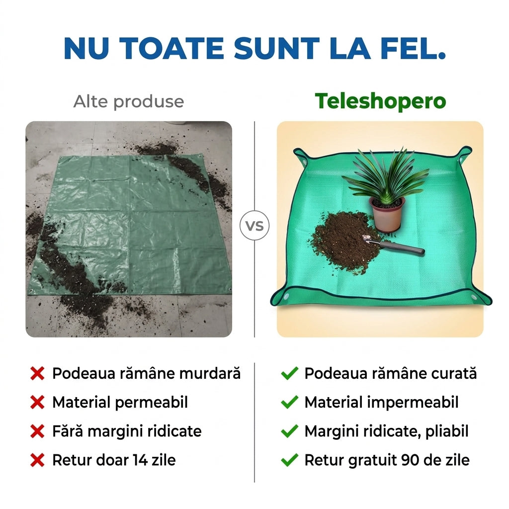 Covor Pliabil Transplantare Plante