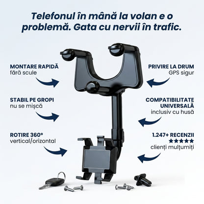 Suport Telefon Oglindă Auto