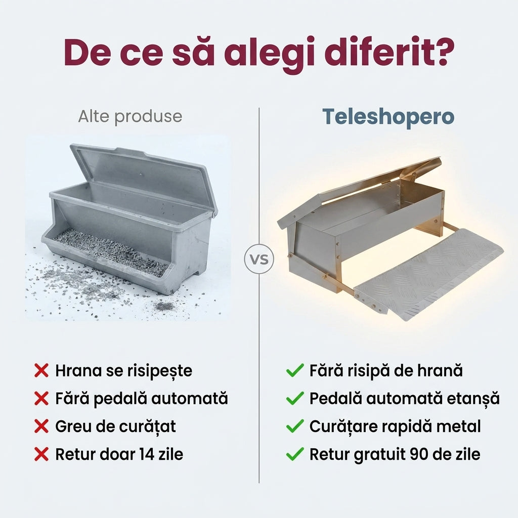Hrănitor Automat Păsări Curte