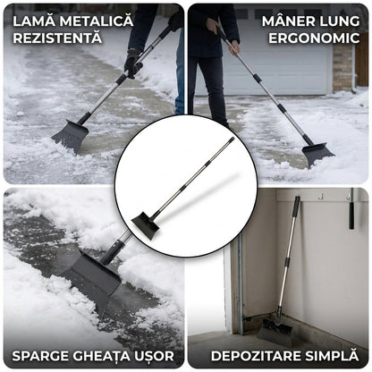 Lopată Zăpadă Mâner Lung