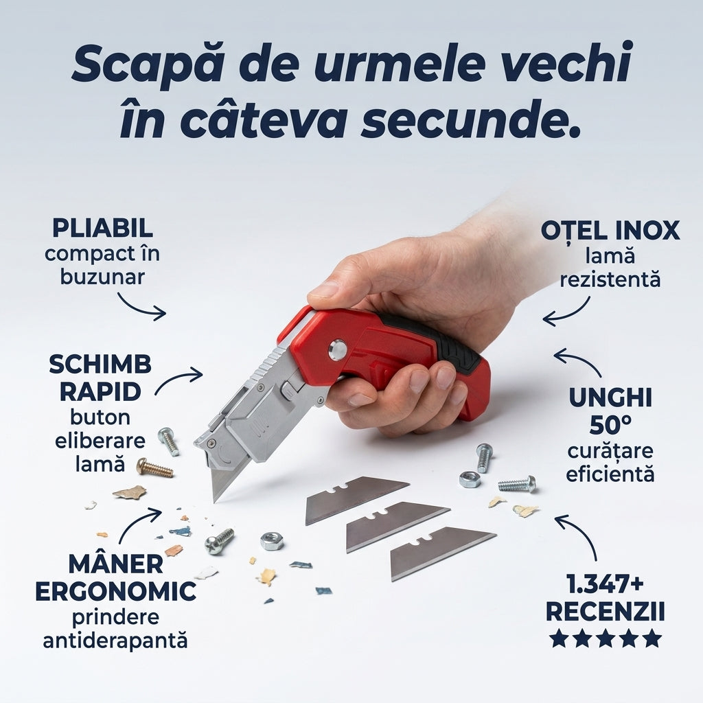 Răzuitor Pliabil Multifuncțional