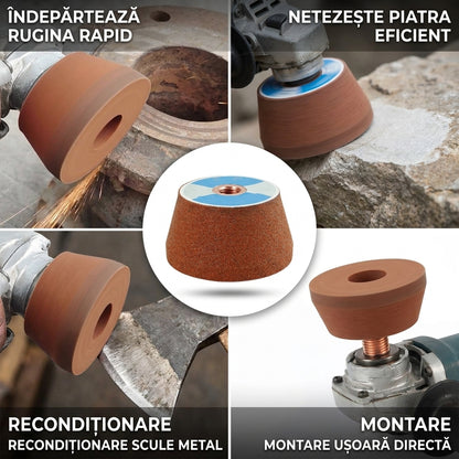 Cupă Șlefuit Corindon Alb