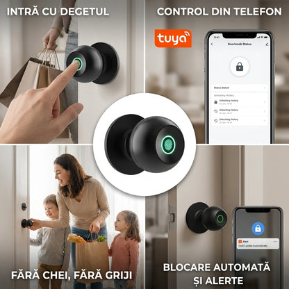 Încuietoare Smart cu Amprentă