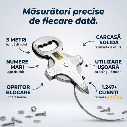 Ruletă Portabilă Din Oțel