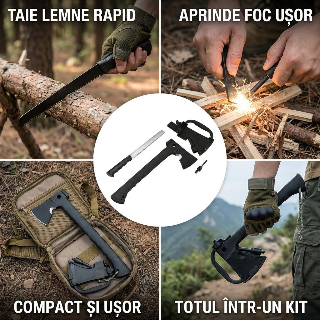 Topor Camping Multifuncțional