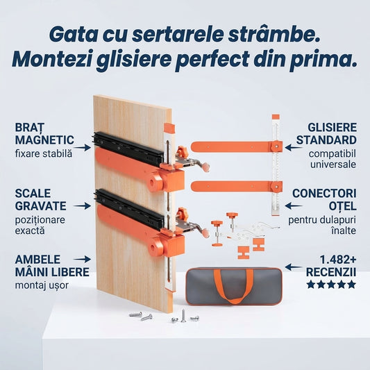 Set Jig Montare Glisiere Sertare