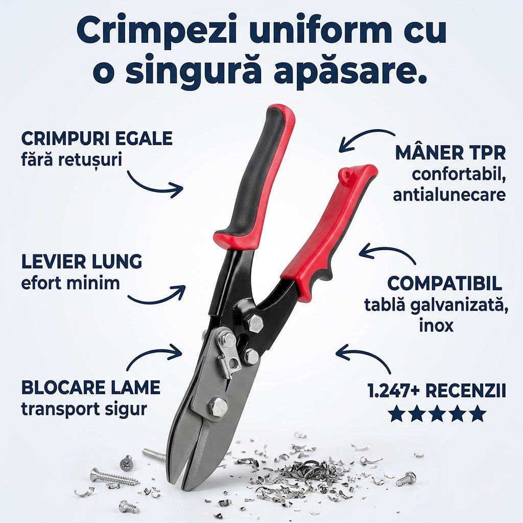 Clește Crimpator Tablă