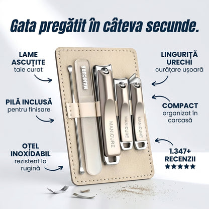 Trusă Îngrijire Unghii Inox