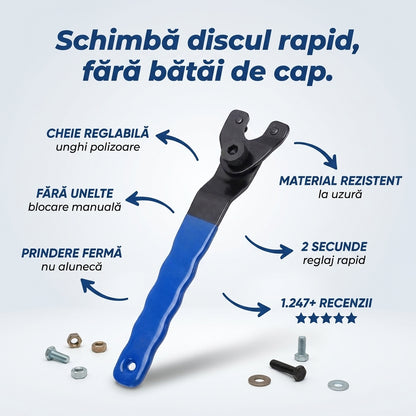 Cheie Reglabilă pentru Polizoare