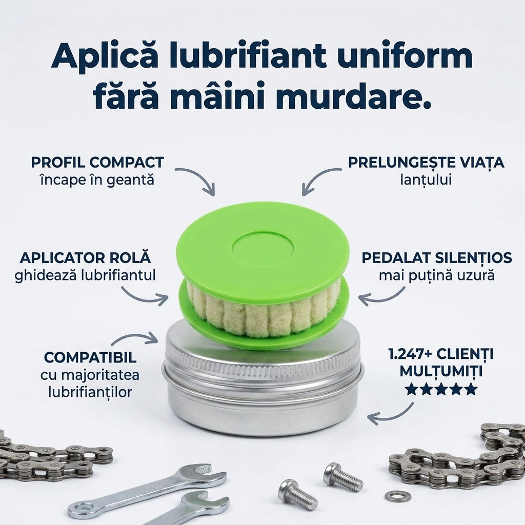 Aplicator Lubrifiant Lanț Bicicletă