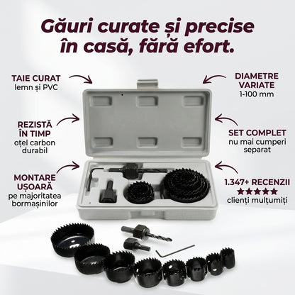 Set Fierăstrăie Găuri