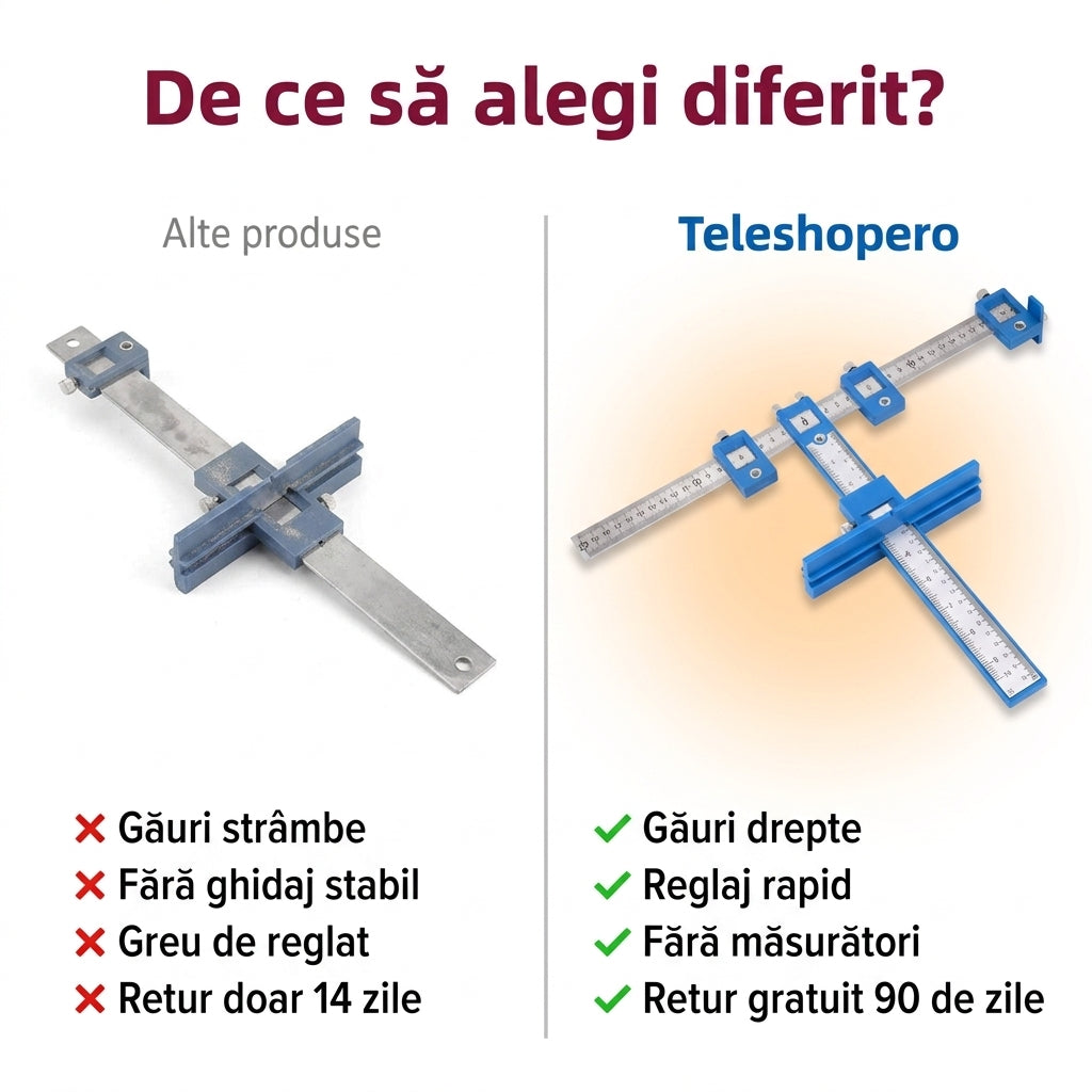 Jig Reglabil Găurire Precisă
