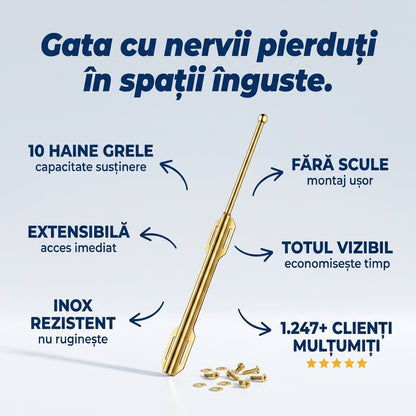 Bară Valet Extensibilă Dulap