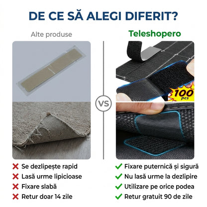 Set 25 Benzi Adezive pentru Covoare