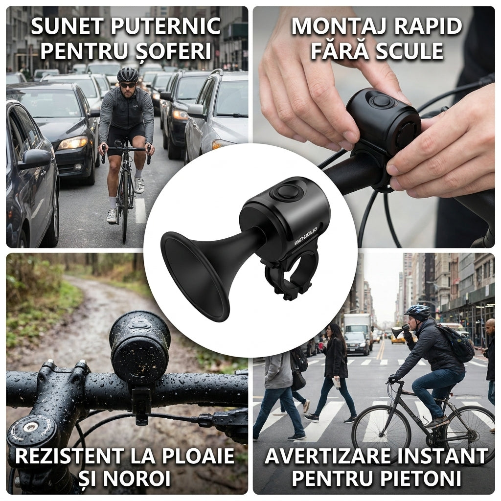 Claxon Electric pentru Bicicletă