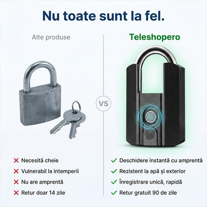 Lacăt Inteligent cu Amprentă