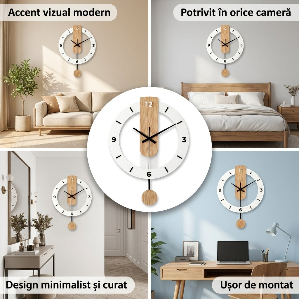 Ceas Perete Minimalist Modern