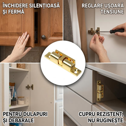 Blocator Ușă Bile Cupru