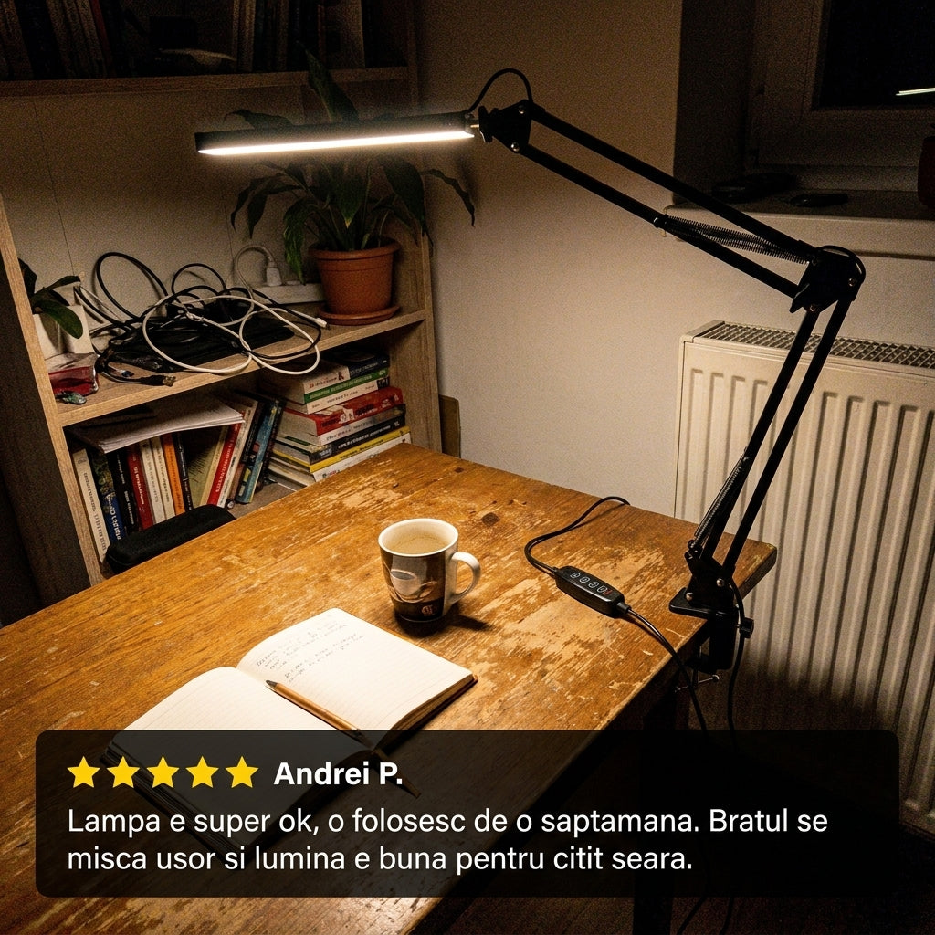 Lampă LED Birou Pliabilă