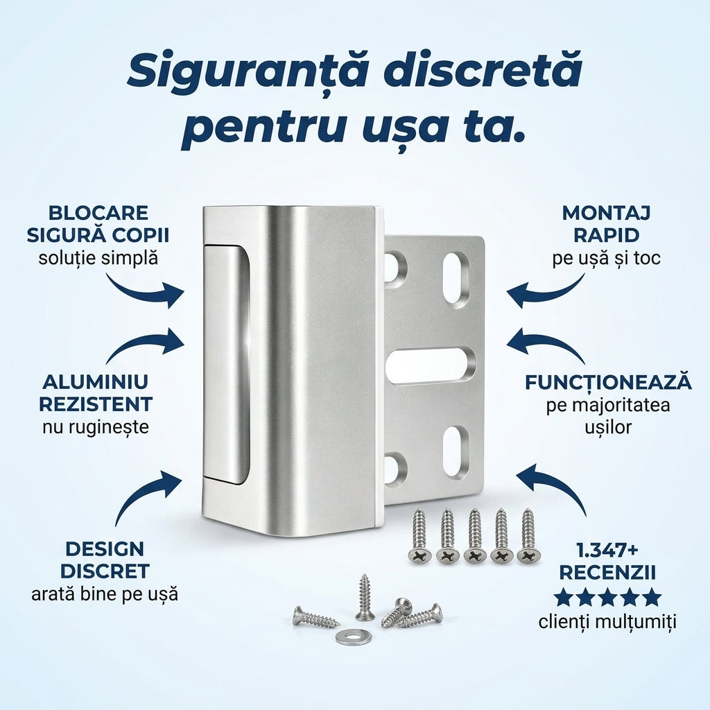 Încuietoare Siguranță Ușă Aluminiu