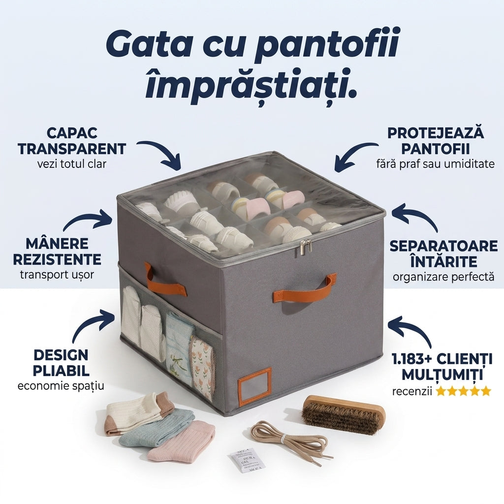 Cutie Organizare Încălțăminte Pliabilă