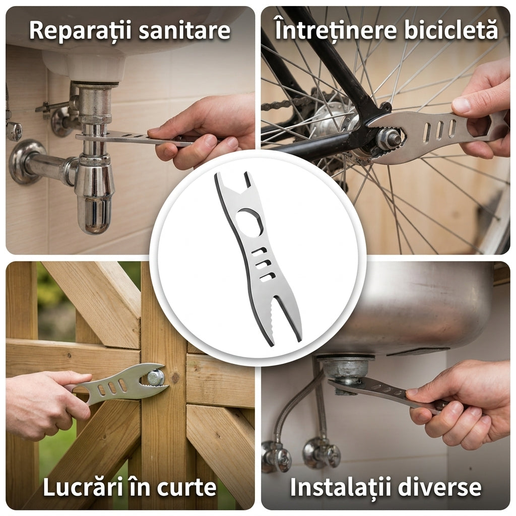 Cheie Reglabilă Multifuncțională Dublă