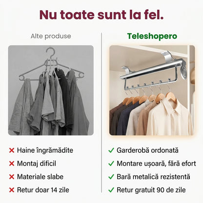 Suport Extensibil pentru Haine