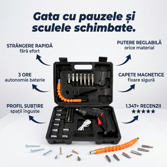 Șurubelnița Electrică cu Acumulator