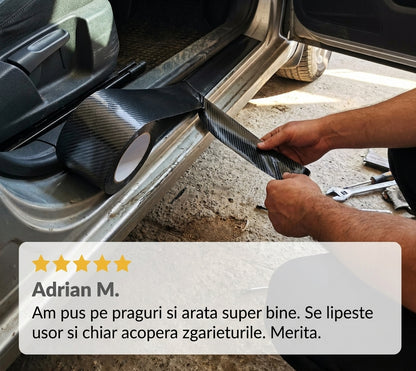 Folie Protecție Praguri Auto 3 m