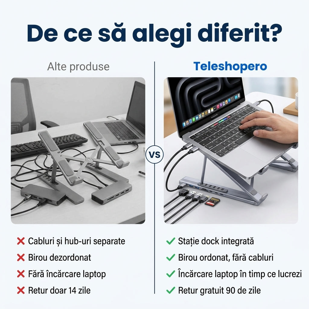 Stație Dock USB-C