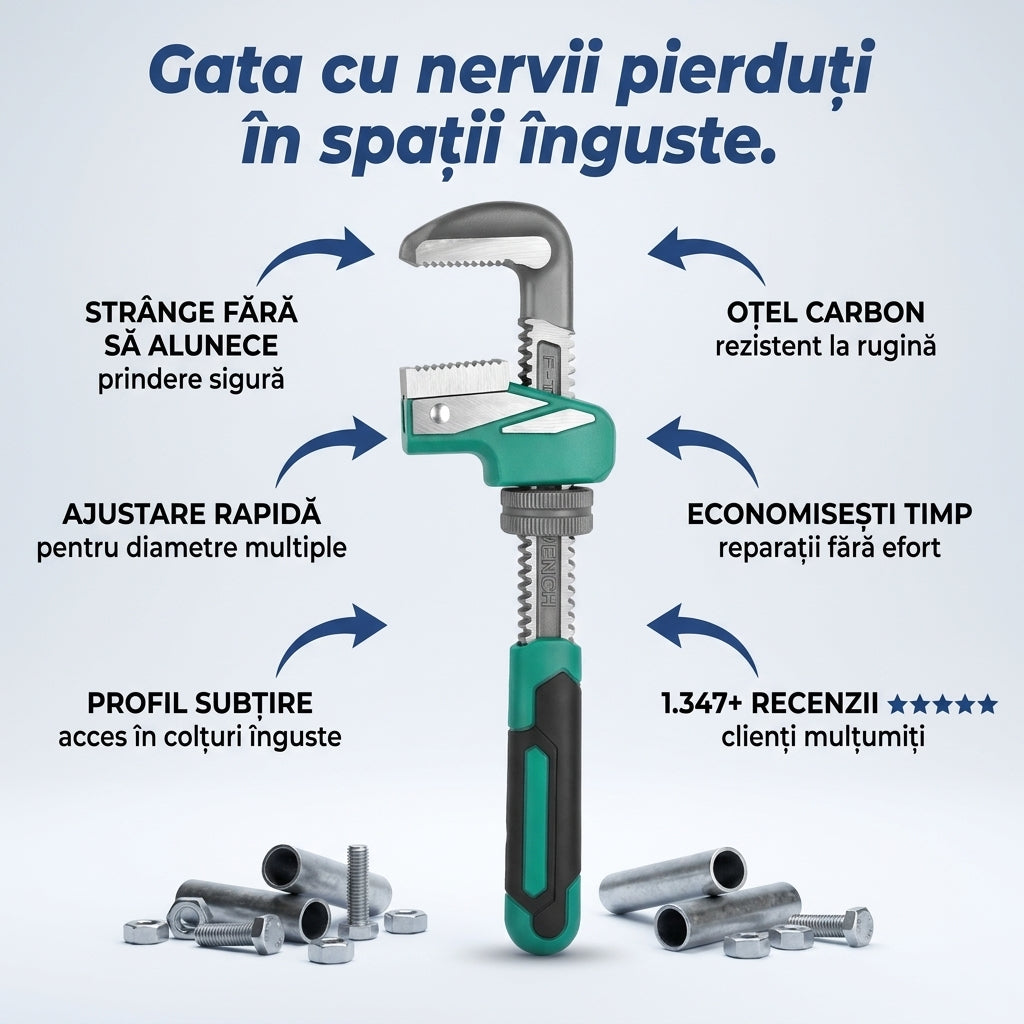 Cheie Rapidă Multifuncțională Țevi