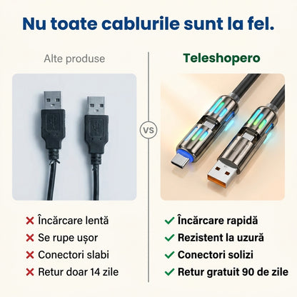 Cablu USB-C Lightning Rapid