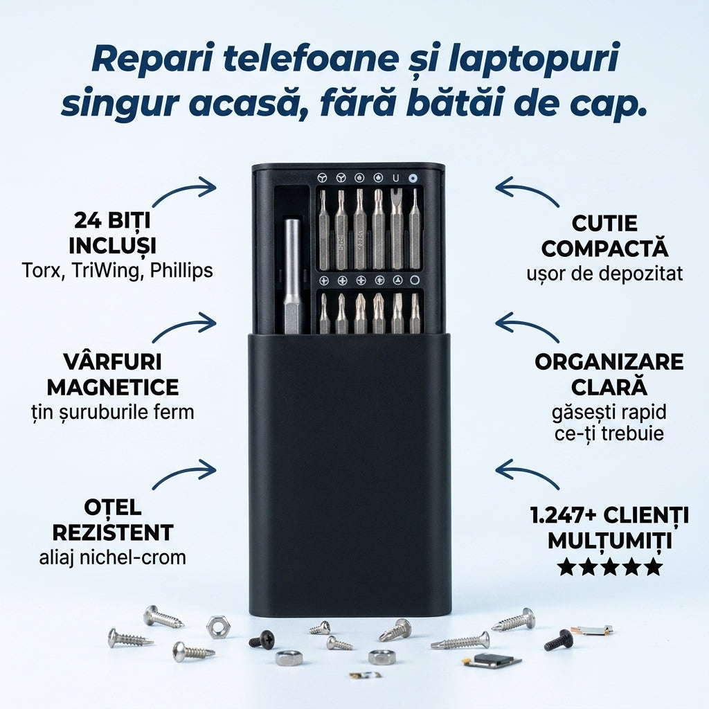Set Șurubelnițe de Precizie